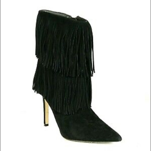 Sam Edelman Shoes - Sam Edelman black fringe booties
